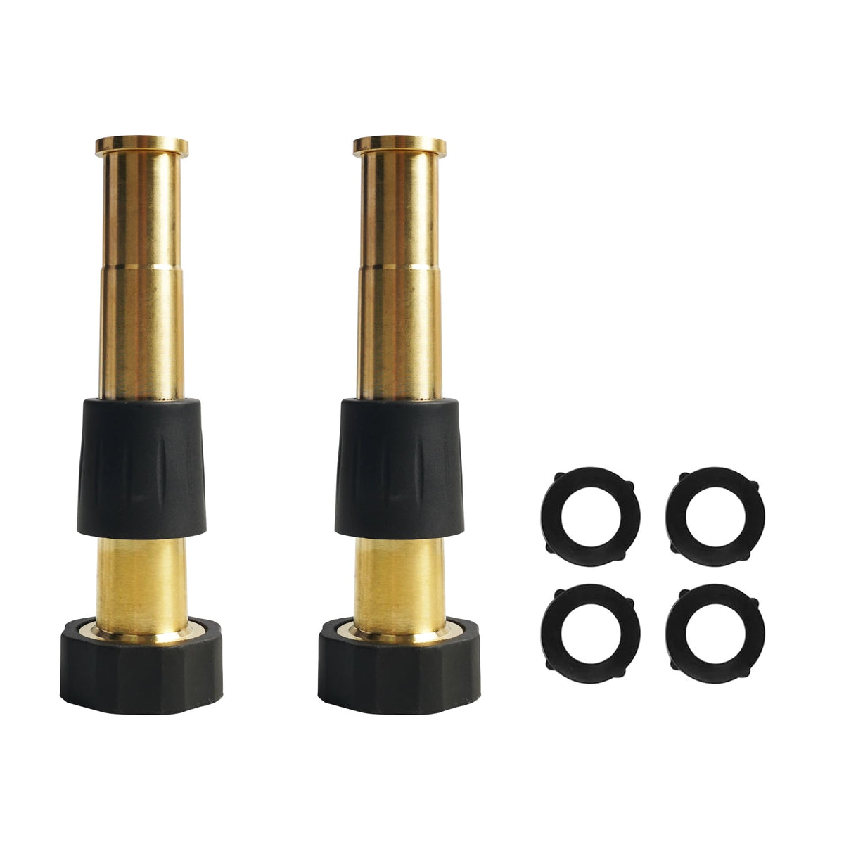 Hourleey 5-inch brass nozzle front view