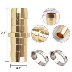 Hourleey 6 Pack connectors and clamps arrangement