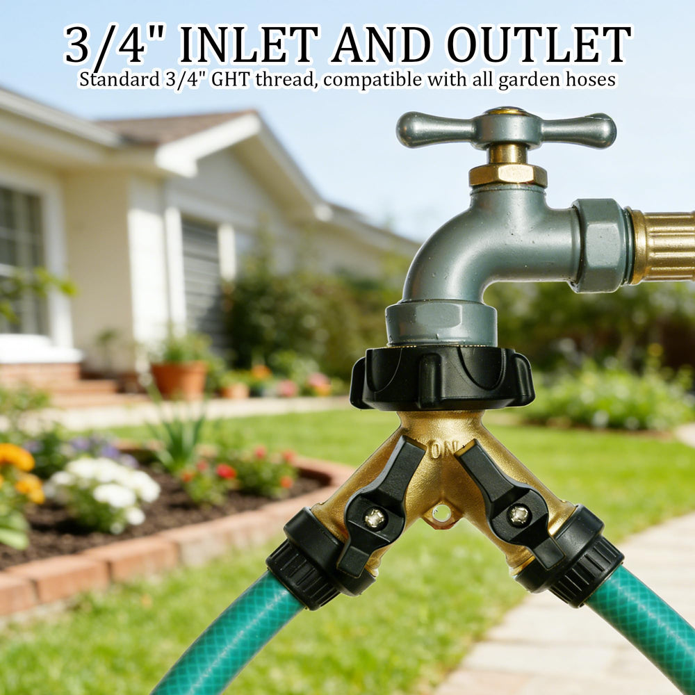 Hourleey brass hose splitter packaging