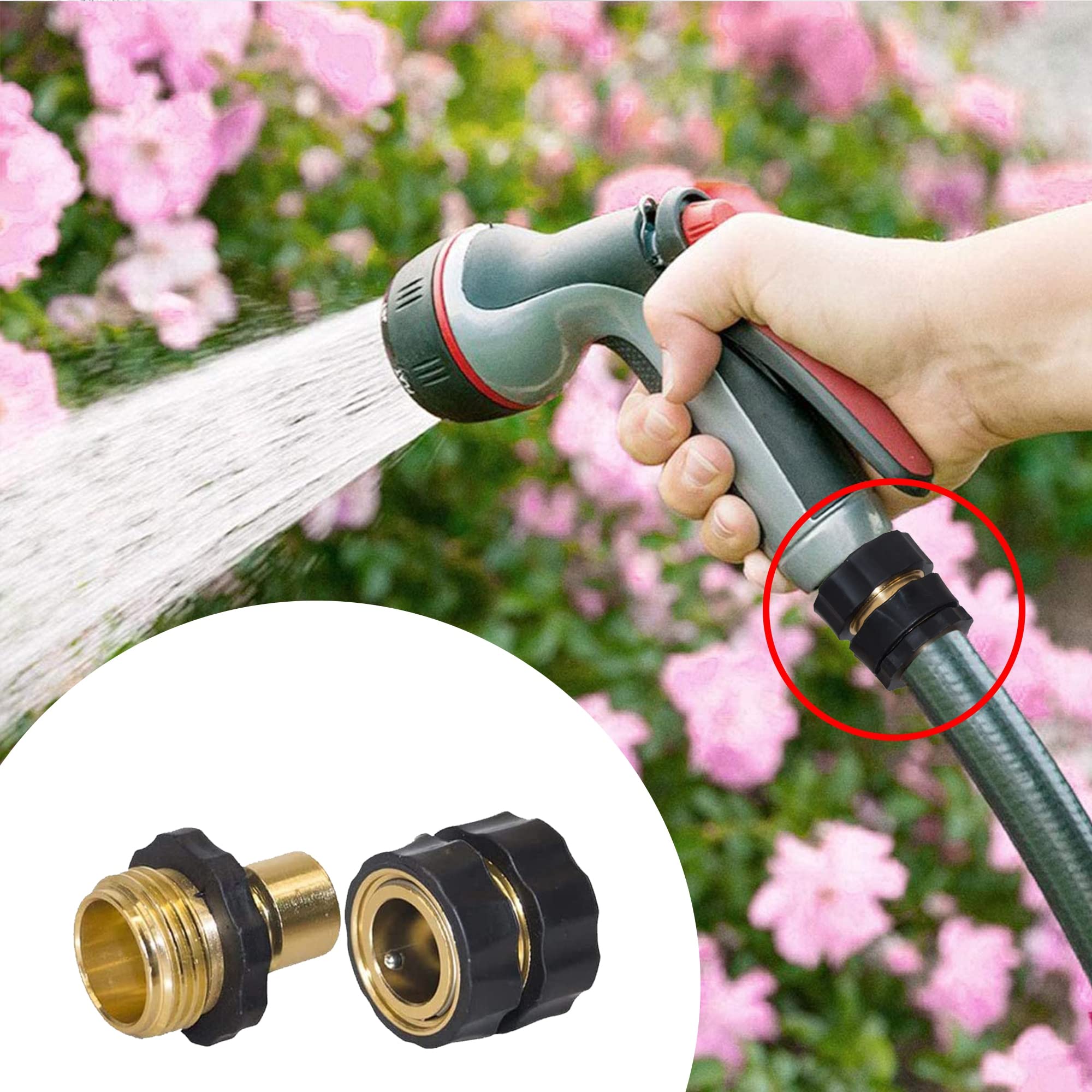 Hourleey connectors with extra rubber washers