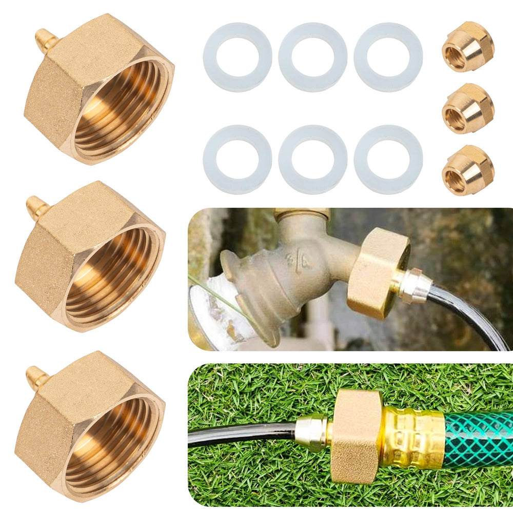 Hourleey Garden Hose Adapter 3/4" female thread front view