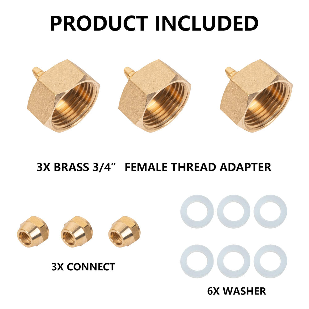 Hourleey Garden Hose Adapter in garden setting