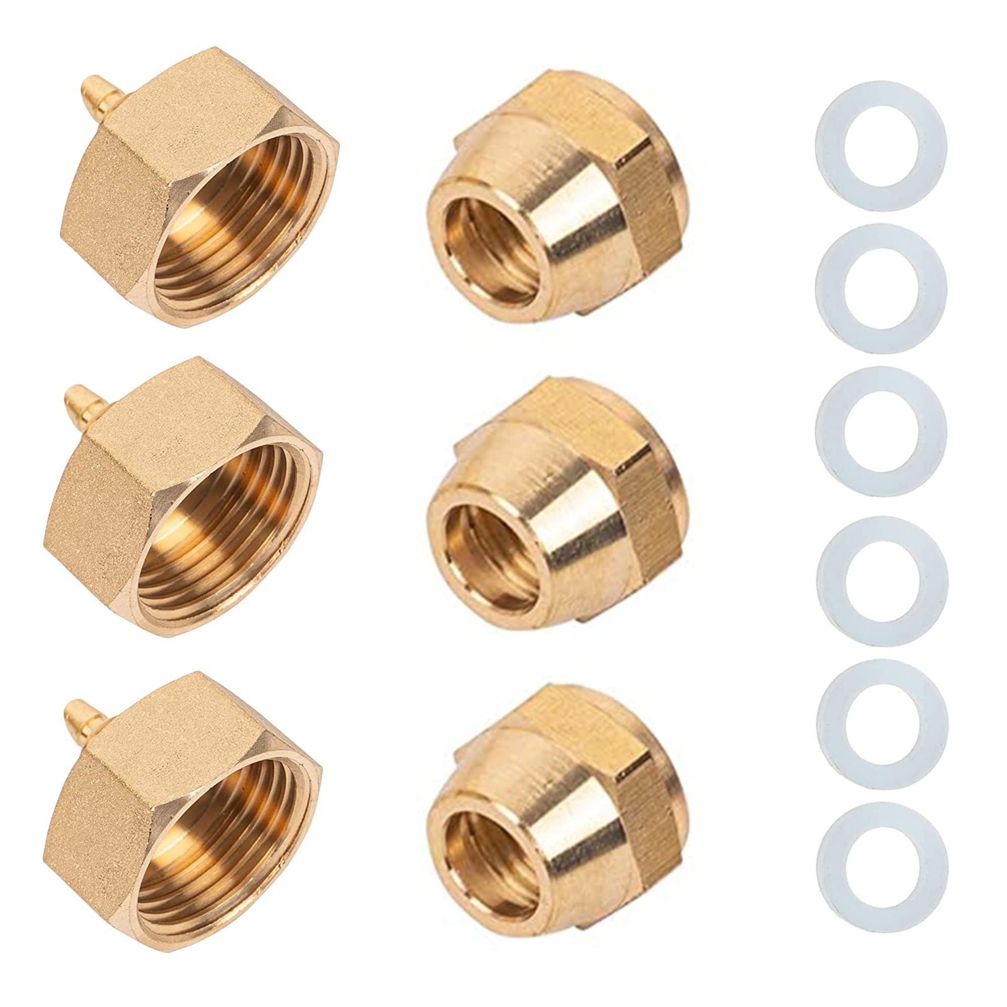 Hourleey Garden Hose Adapter side view showing threads