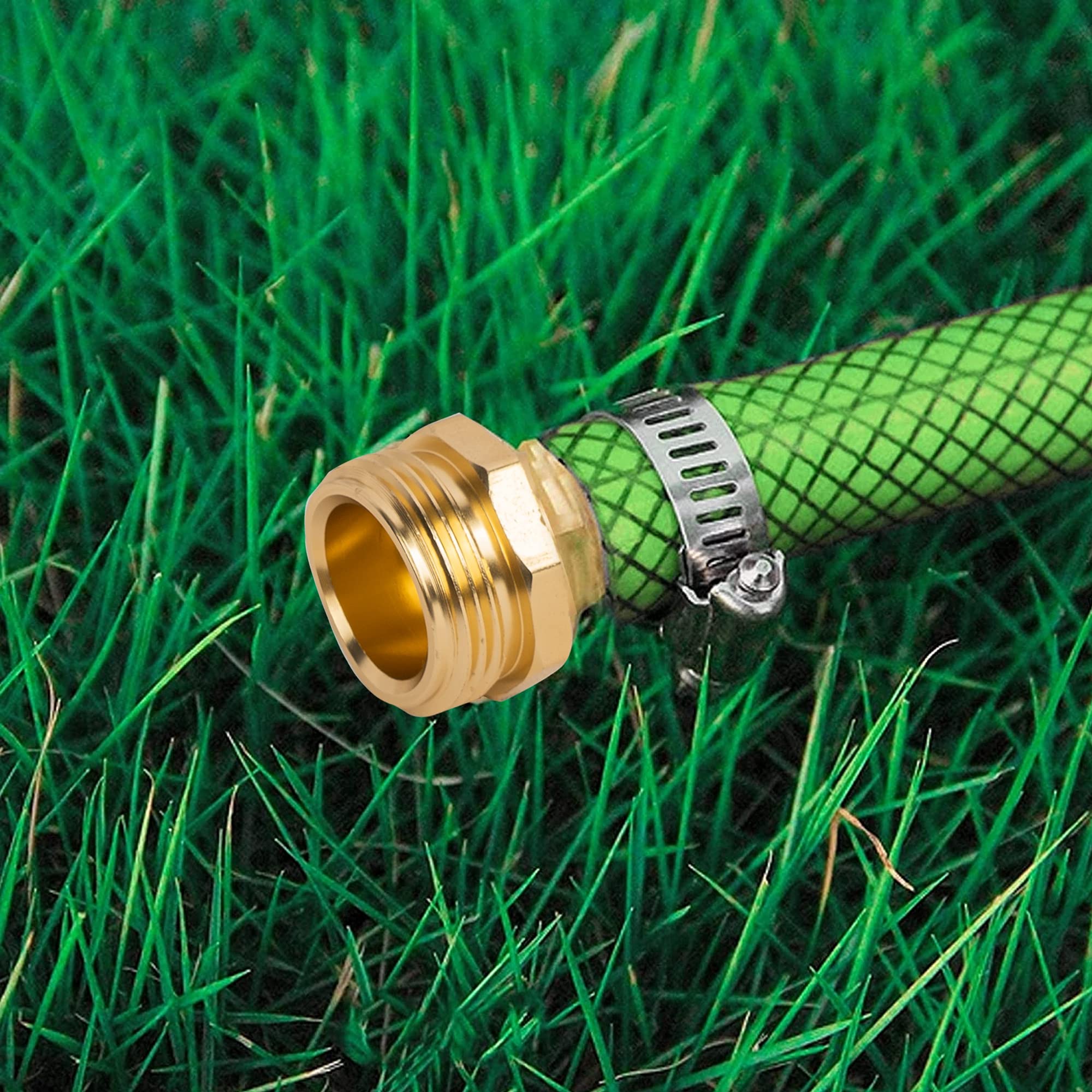 Hourleey garden hose repair connectors with rubber washers
