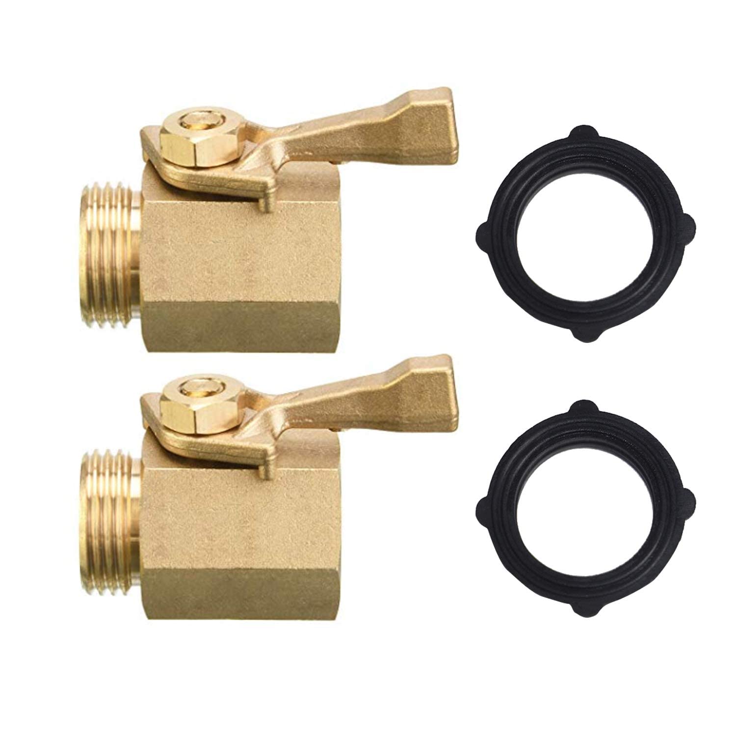 Hourleey garden hose valve installed on hose