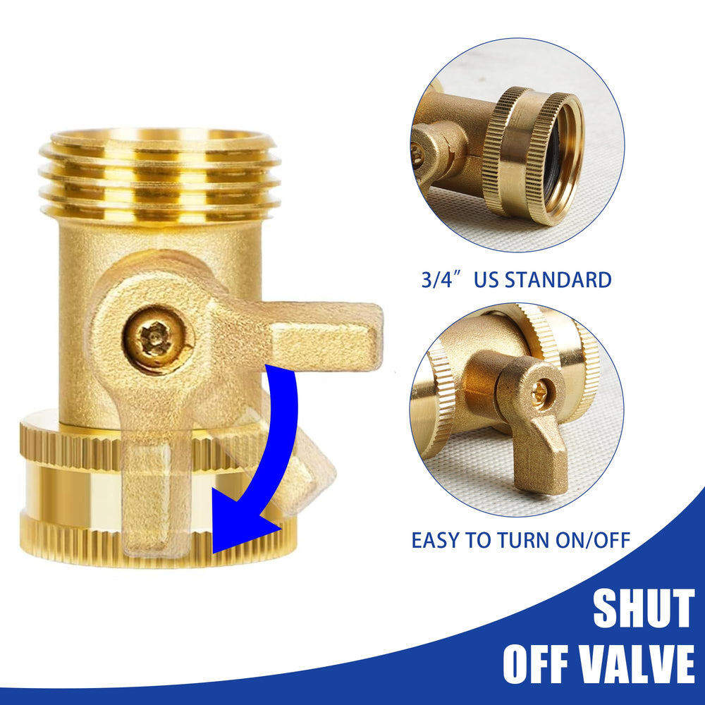 Hourleey hose nozzle connected to a standard garden hose