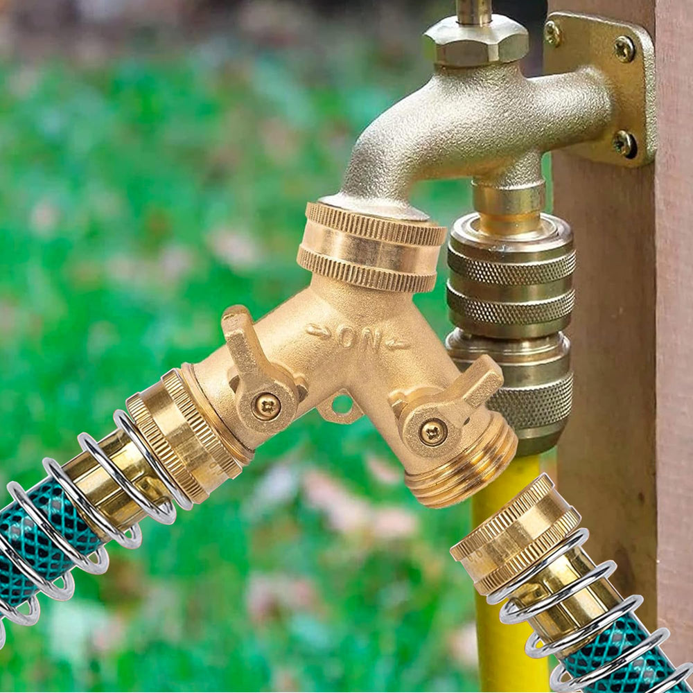 Hourleey Hose Protector close-up showing coiled spring