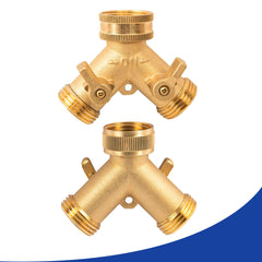 Hourleey Hose Splitter packaging with hose protectors
