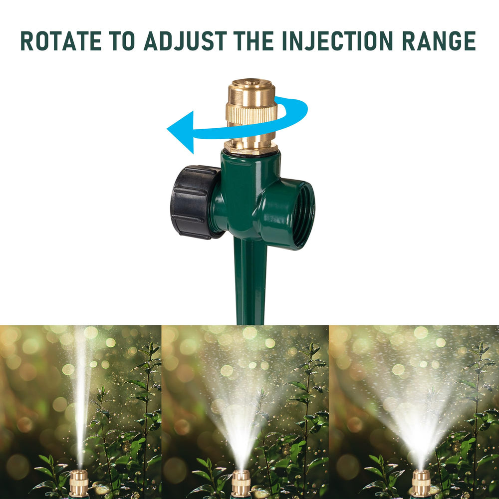 Hourleey Metal Lawn Sprinkler in garden setting