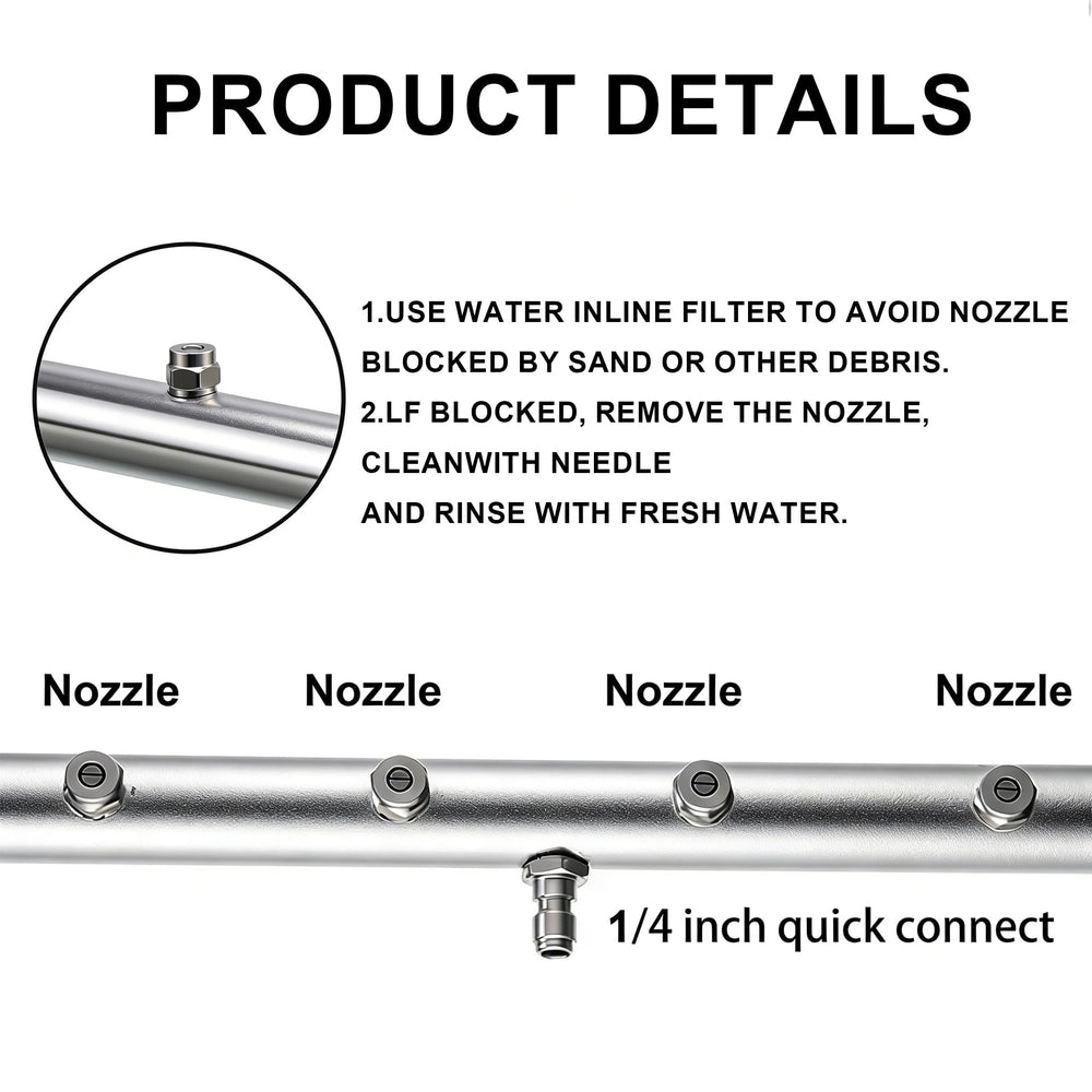 Hourleey Undercarriage Cleaner with curved wand