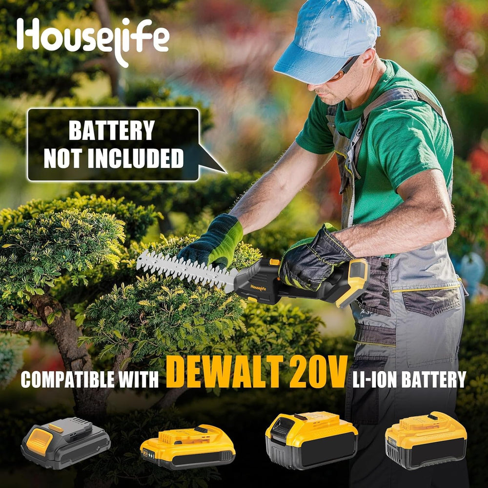 Houselife 2-in-1 trimmer with 9" hedge blade