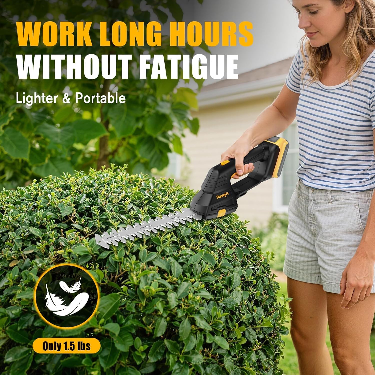 Houselife trimmer with user manual and accessories
