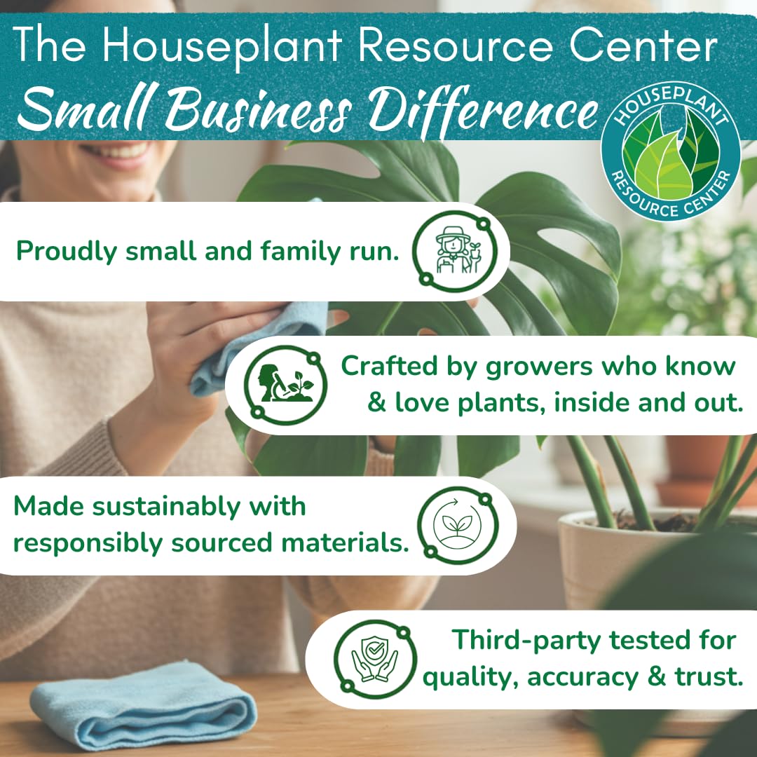 Houseplant Leaf Shine Spray in a clean garden setting