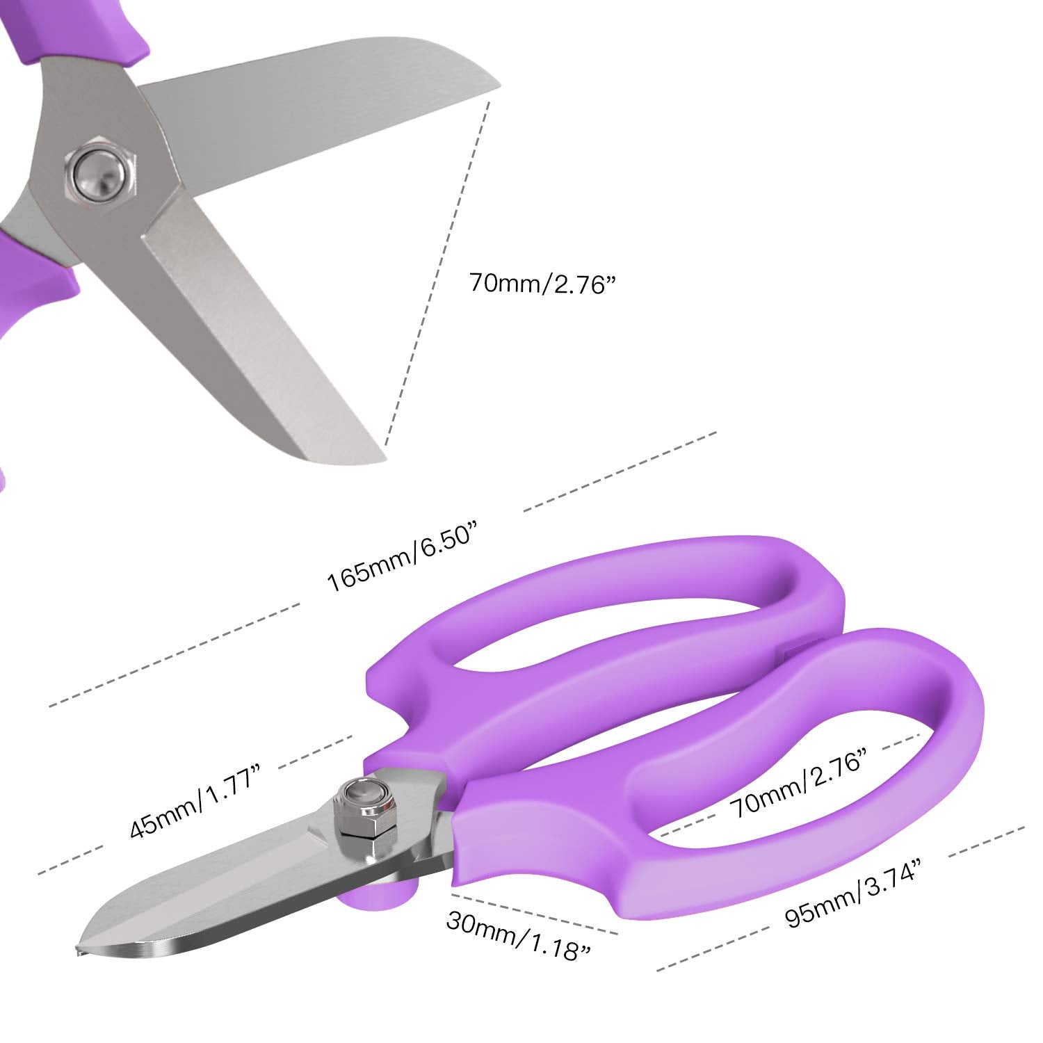 Housolution Flower Scissors in use for flower arrangement