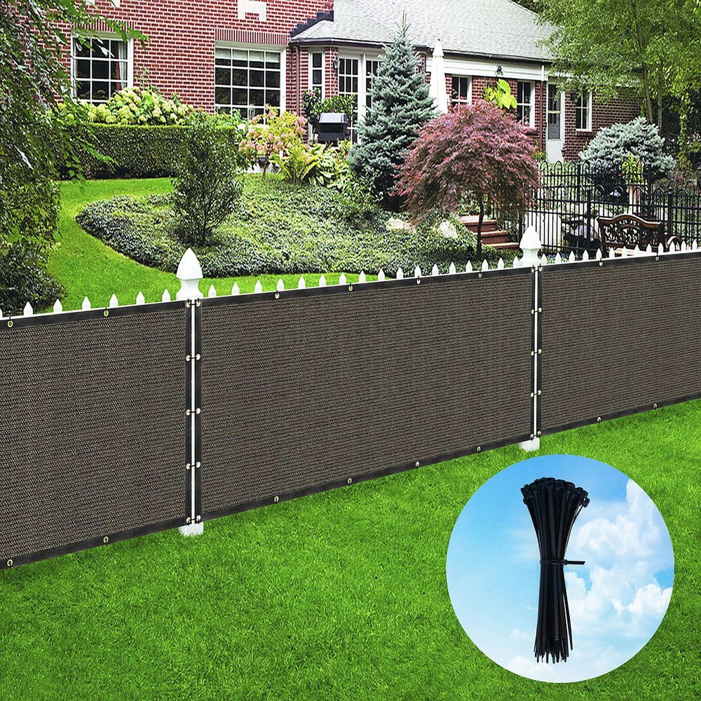 HOUSSITY privacy screen with grommets for secure attachment