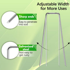 houya galvanized iron landscape staples in packaging