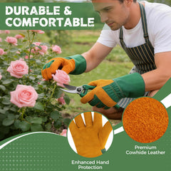 Hovico Gardening Gloves in use during planting