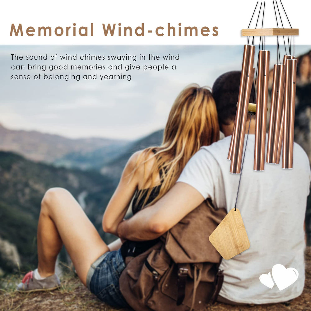 Howarmer wind chime with sunlight reflection