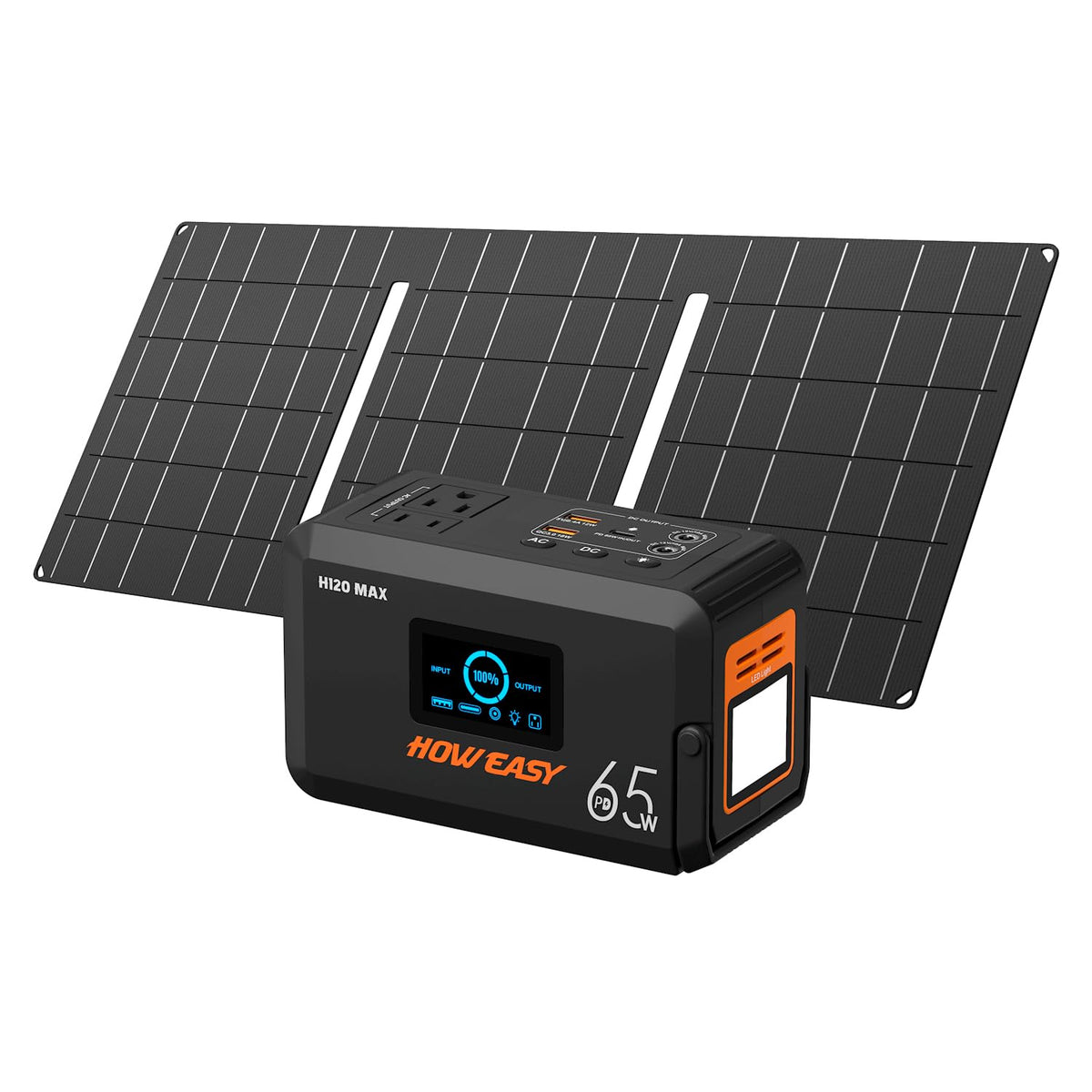 HOWEASY 135W Portable Power Station front view