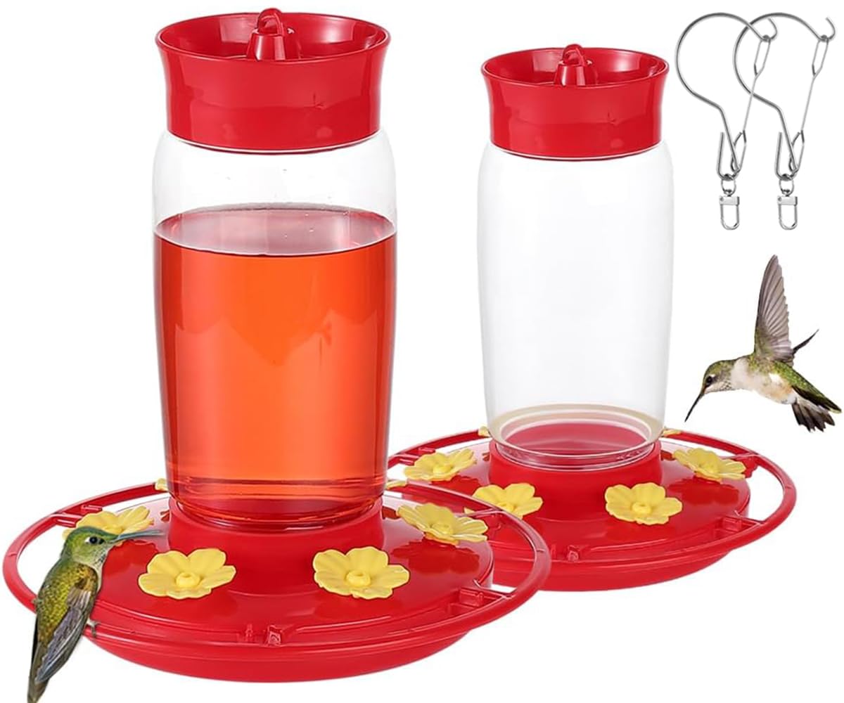 Hpewi Hummingbird Feeder 20oz red model front view