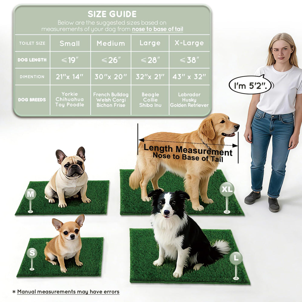 HQ4US 4LEGS grass pad showing hemmed edges