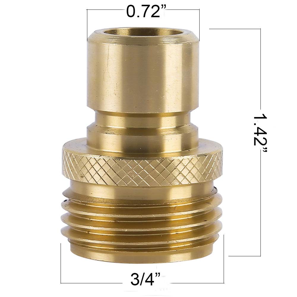 HQMPC brass connectors showing durability and solid construction