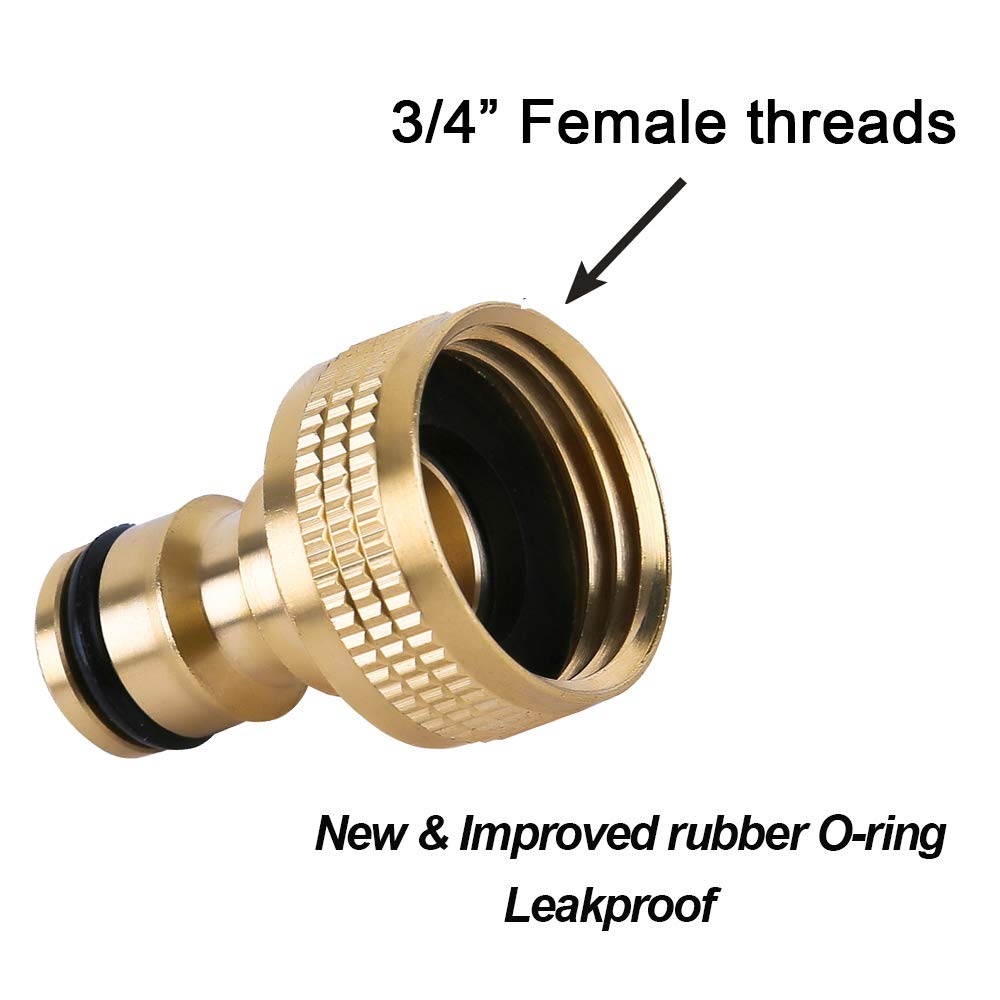 HQMPC Garden Hose Quick Connectors packaging