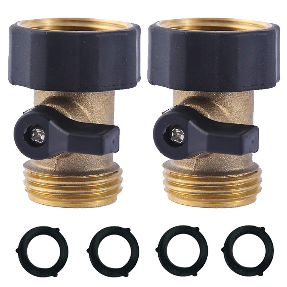 HQMPC Heavy Duty Brass Shut Off Valve front view