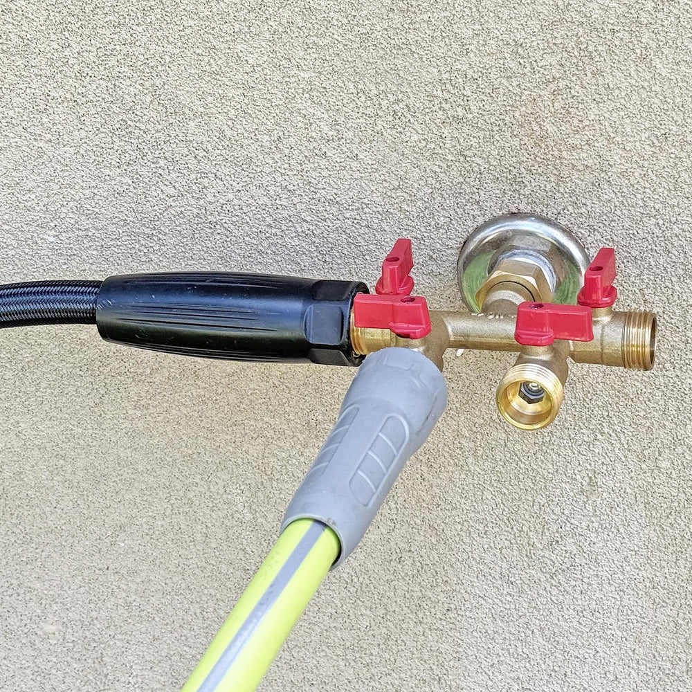 HQMPC Hose Splitter packaging with specifications