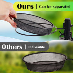 HRAYLTOP Deck Bird Feeder with water bowls attached