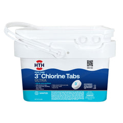 HTH 3" Chlorine Tabs Ultra 8 lbs front view