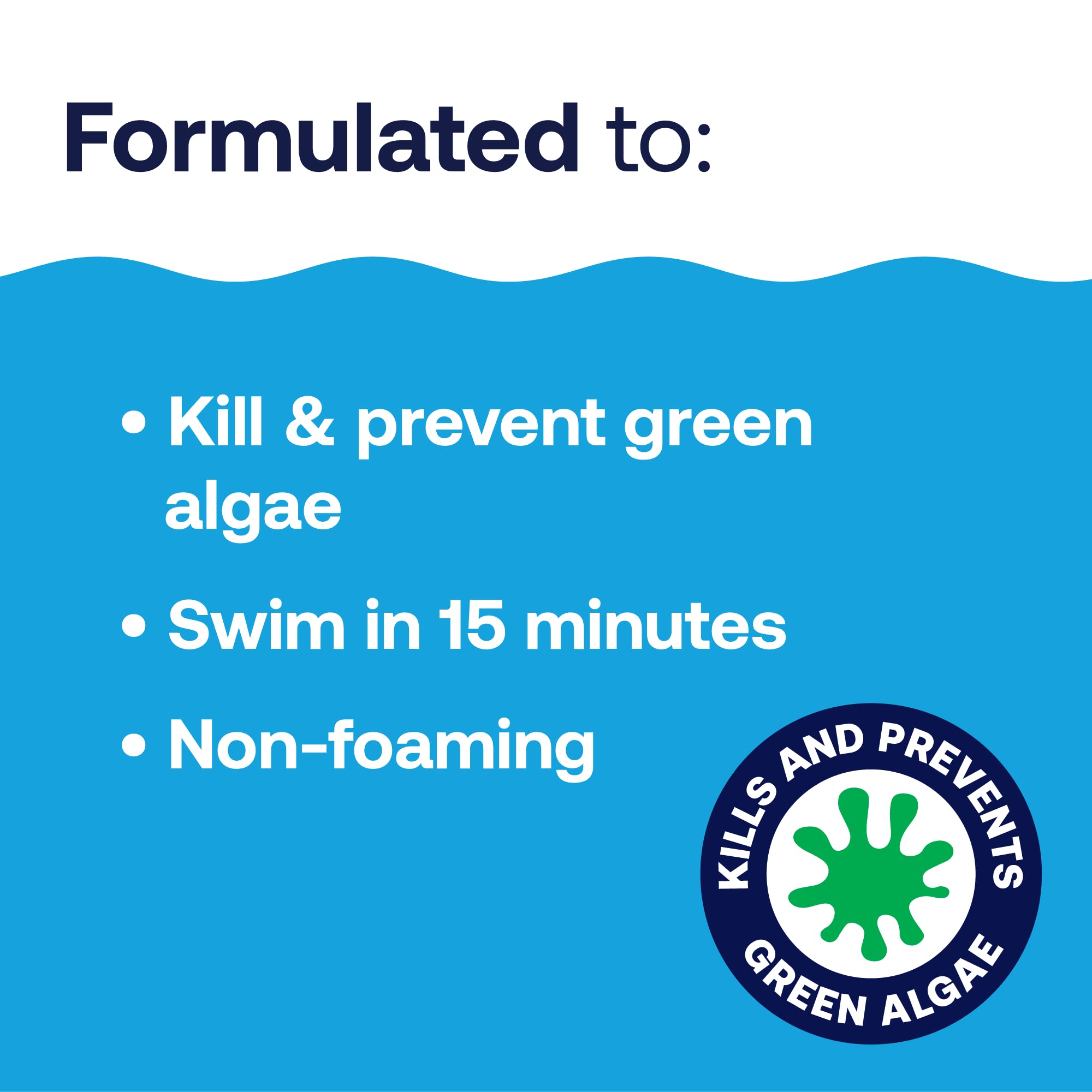 HTH Algae Guard Ultra label close-up
