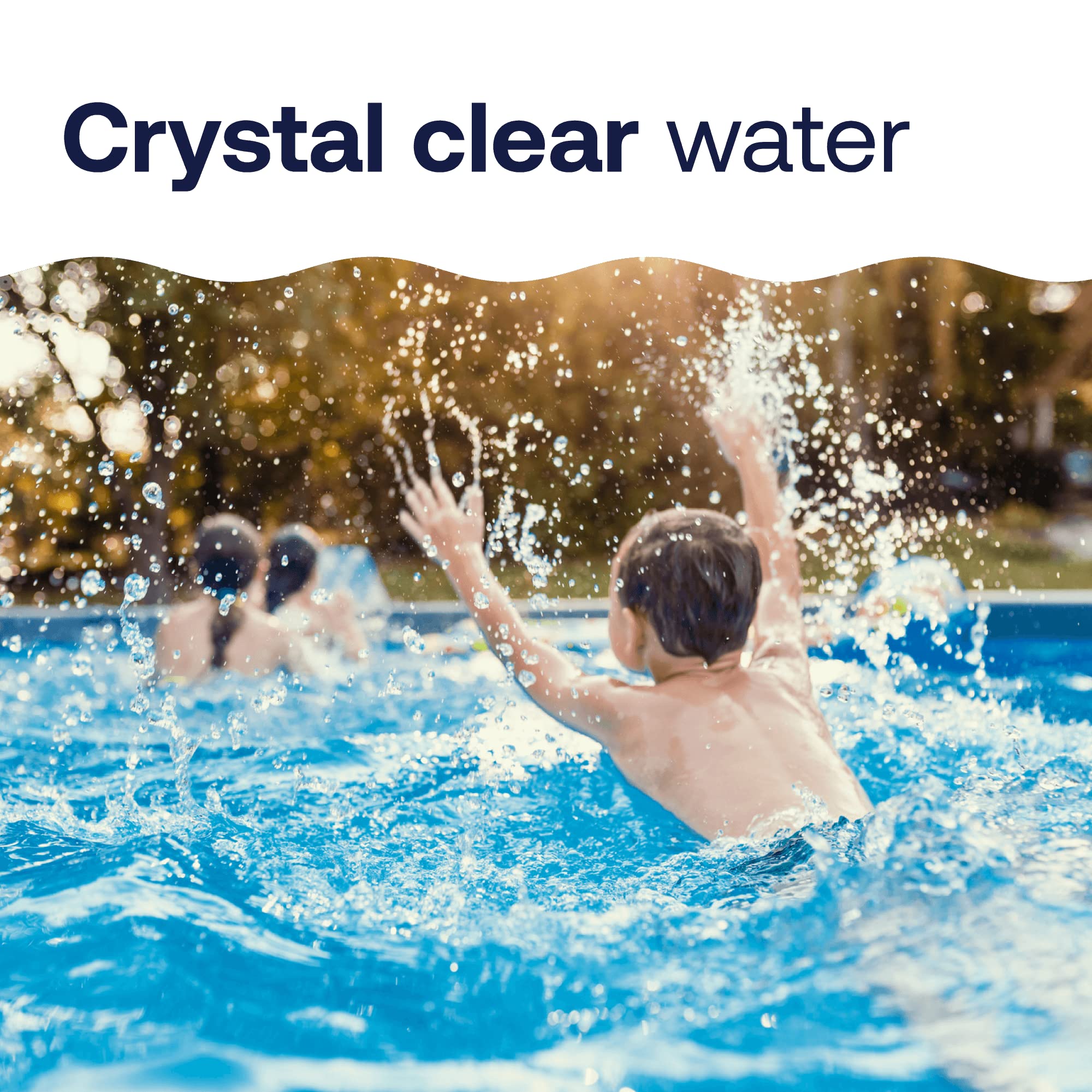 HTH Chlorine Tabs displayed in pool setting