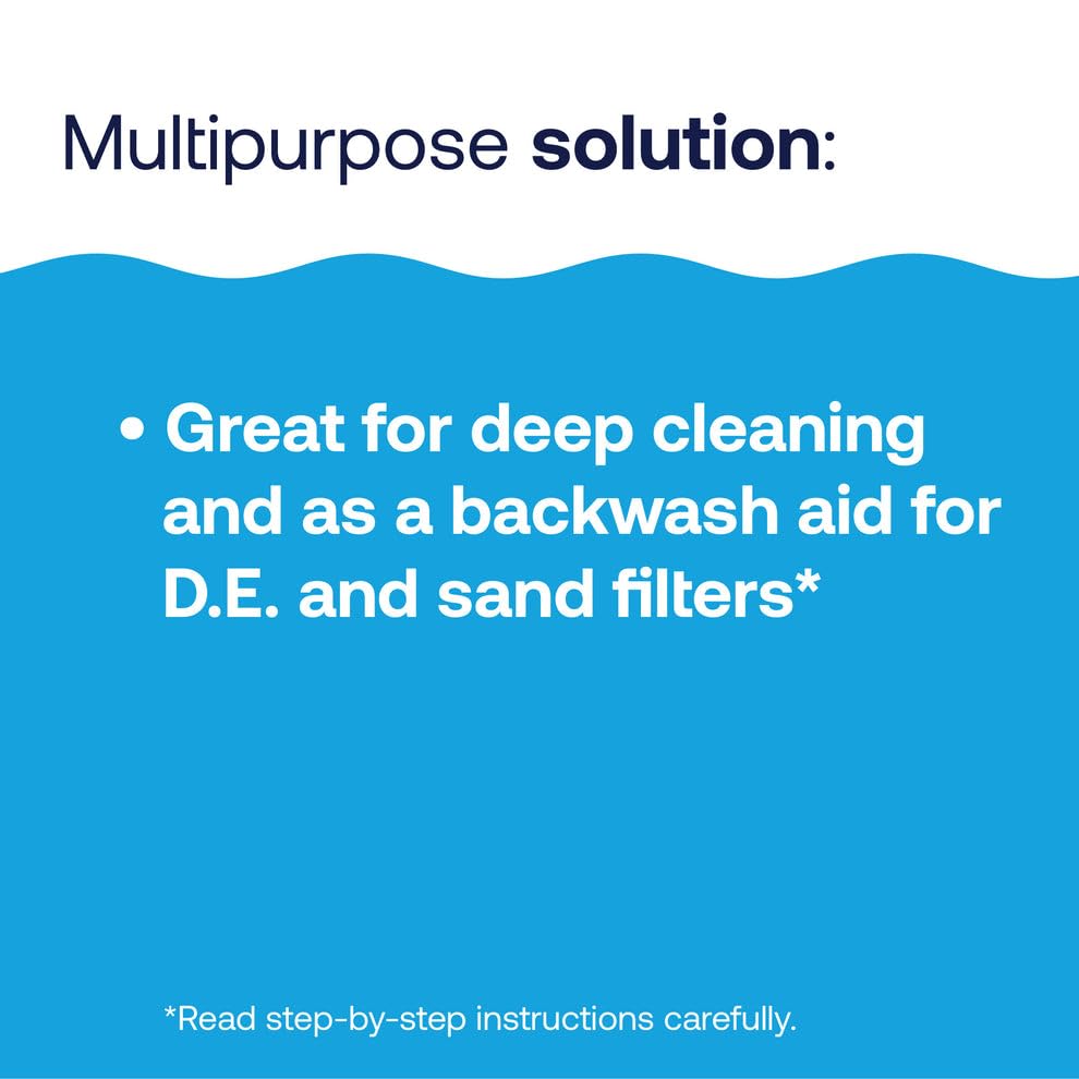 HTH Filter Cleaner 32oz with swimming pool setting