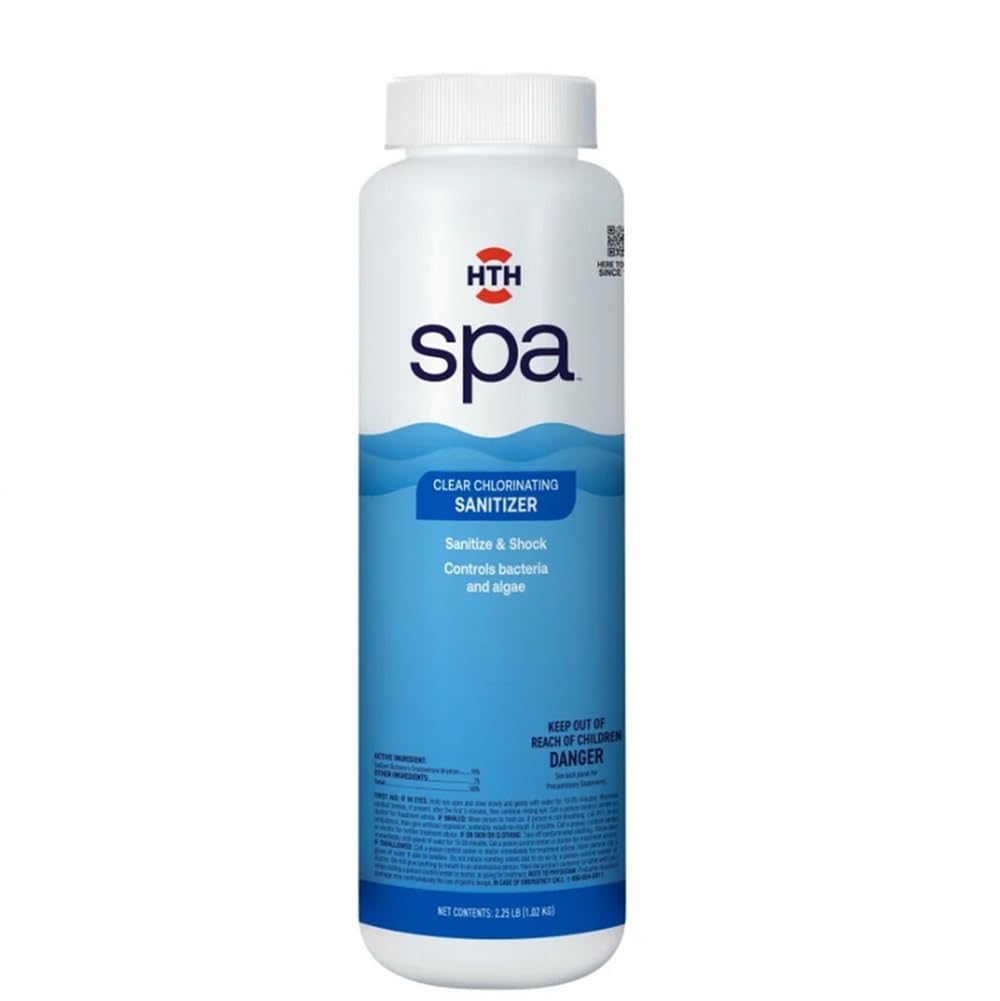HTH Spa Clear Chlorinating Sanitizer 2.25 lbs front view