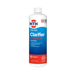 HTH Swimming Pool Care Clarifier 1 Quart bottle front view
