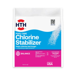 HTH Swimming Pool Care Stabilizer 4 lbs front view