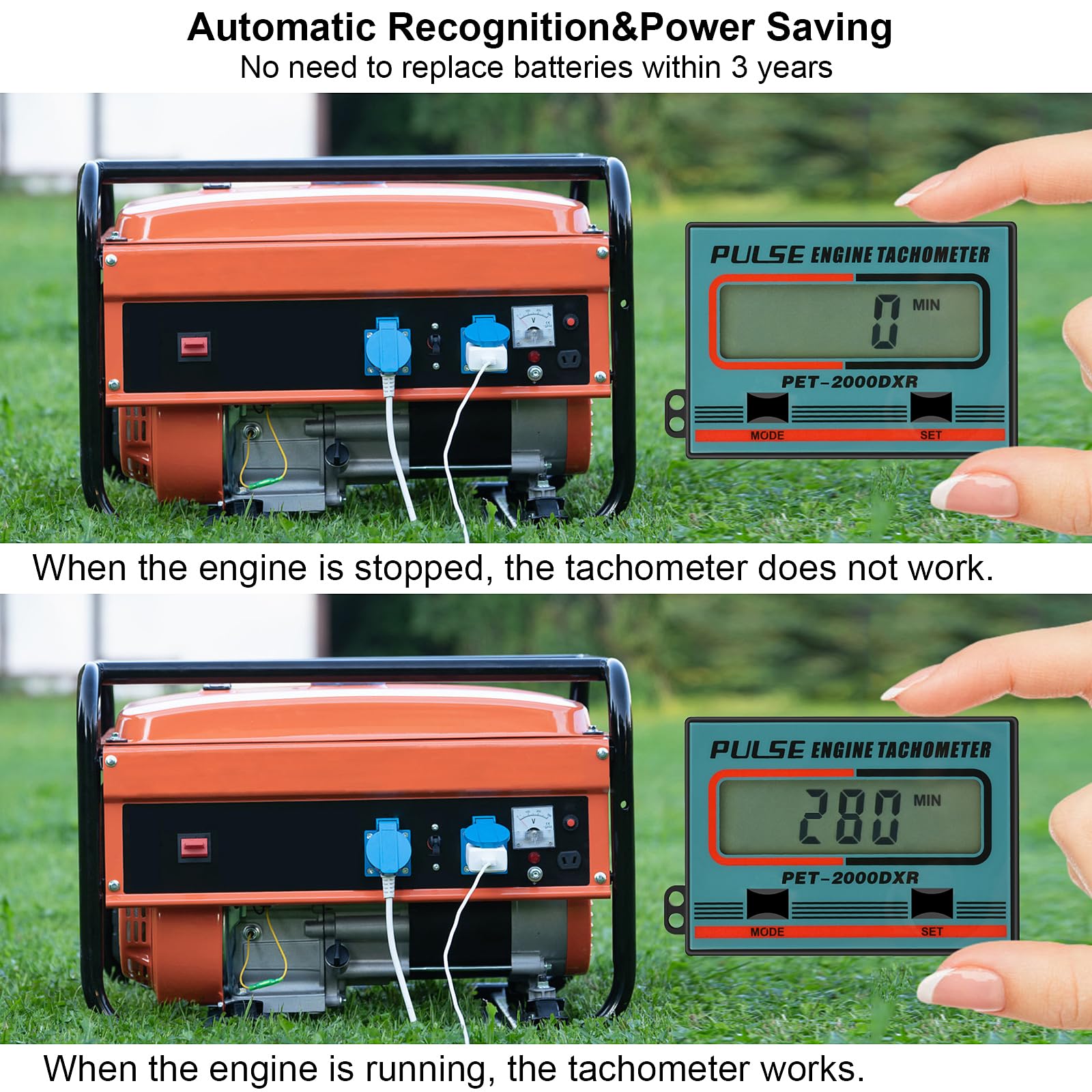 HTPREC Small Engine Tachometer packaging