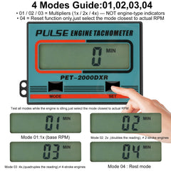 HTPREC Small Engine Tachometer with copper clips
