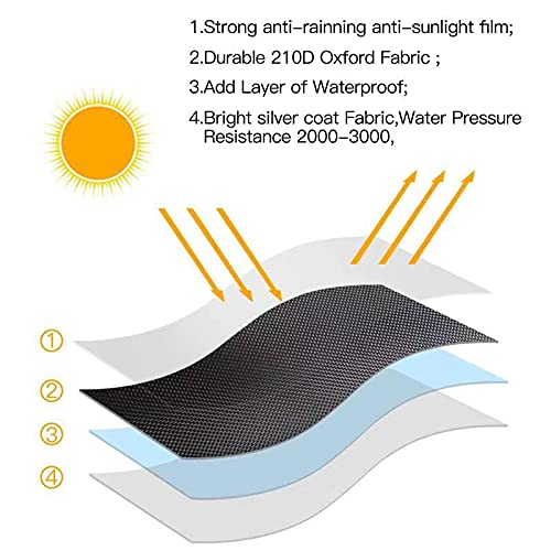 Hualedi Patio Heater Cover outdoor setup