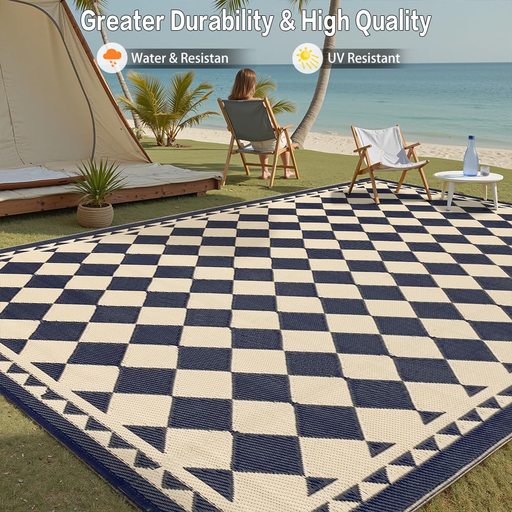 HUGEAR outdoor rug on patio setting