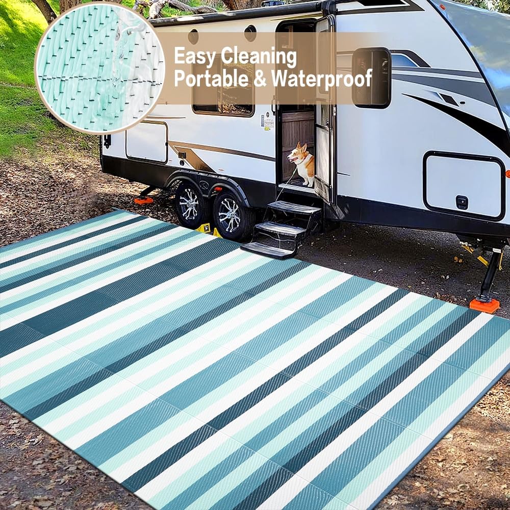 HUGEAR outdoor rug with carrying bag