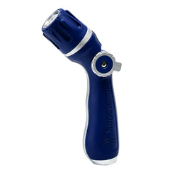 HugeDawn Garden Hose Nozzle front view in blue