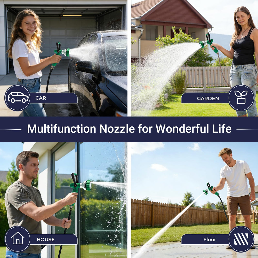 HugeDawn Garden Hose Nozzle on standard garden hose connection