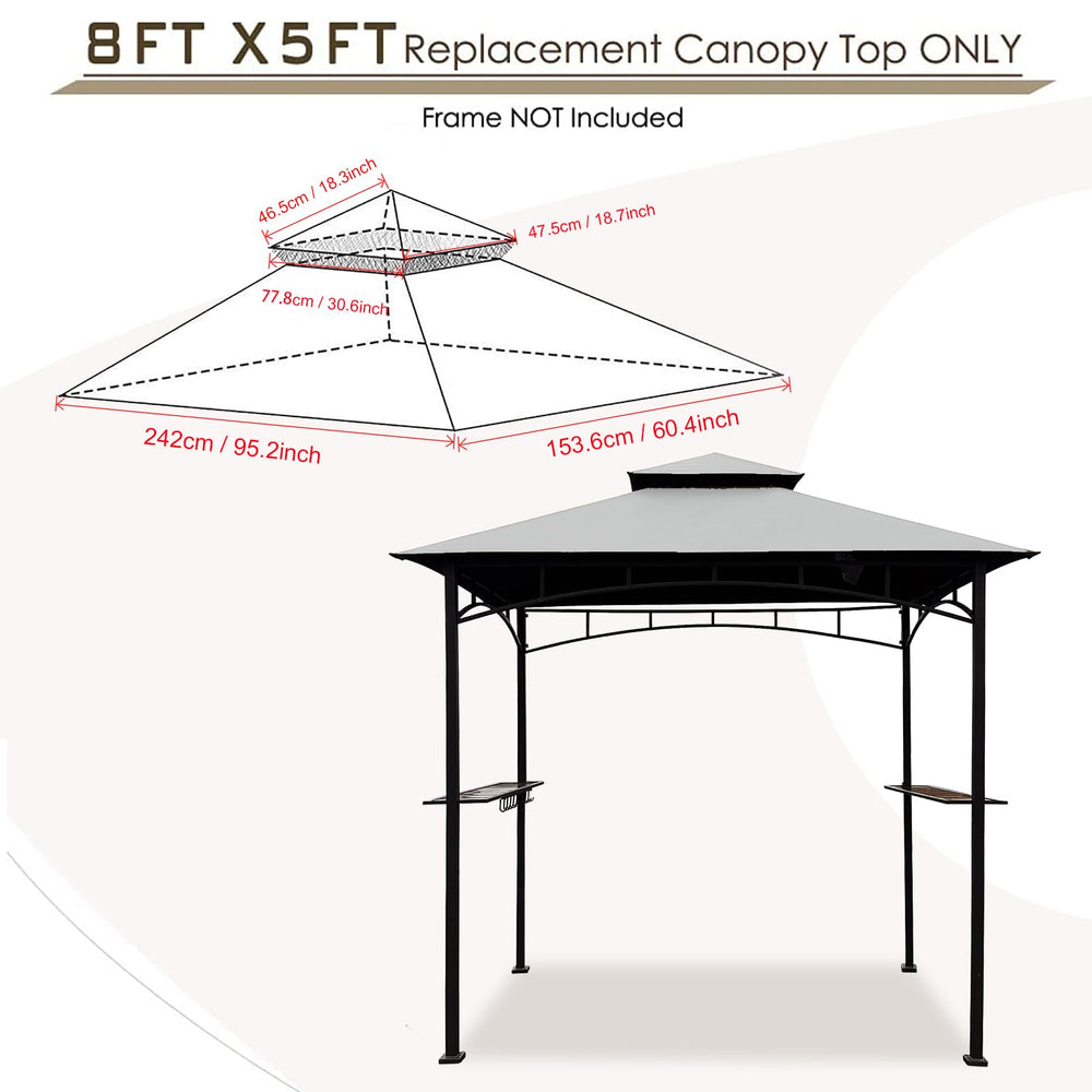 Hugline Grill Gazebo Replacement Canopy in packaging