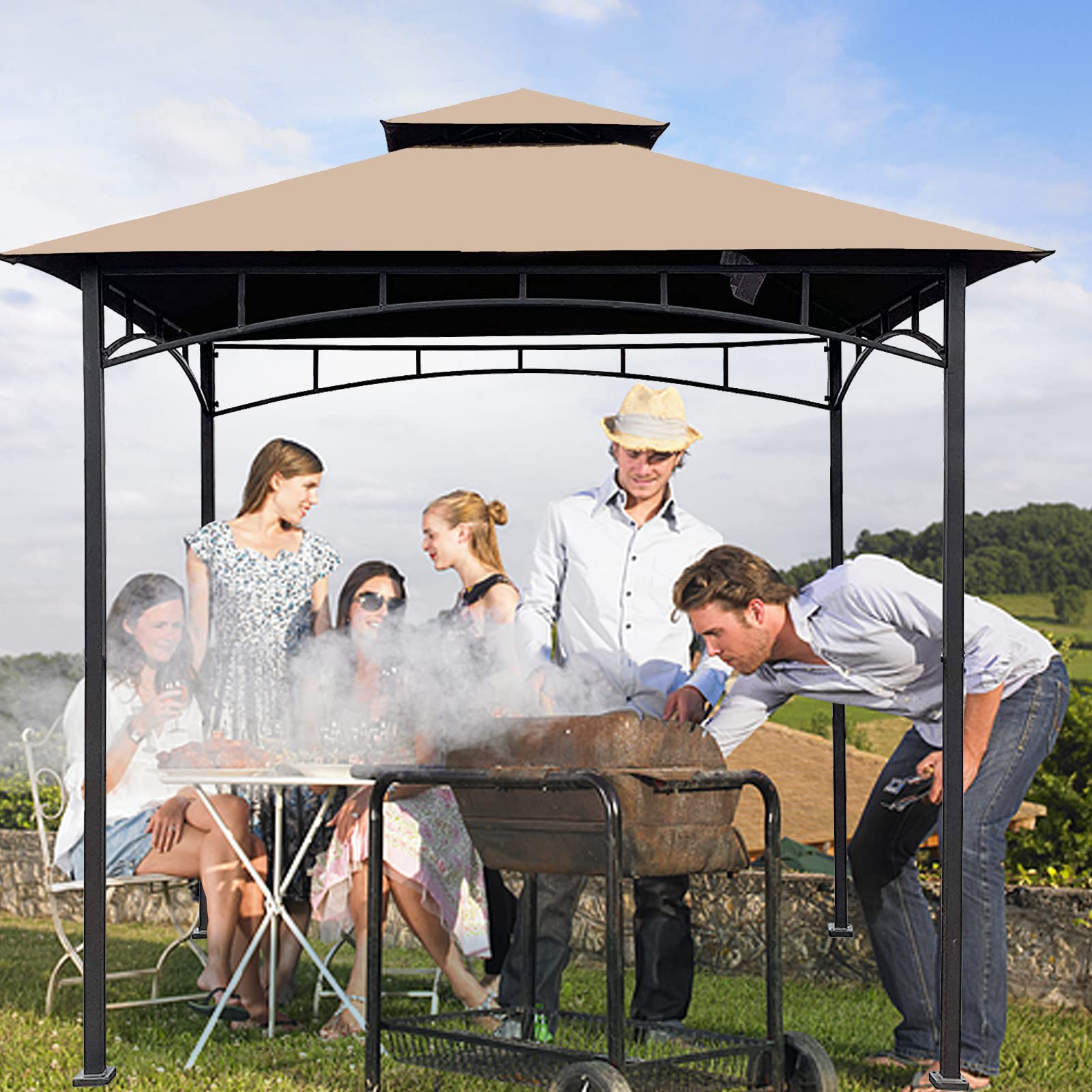Hugline Grill Gazebo Replacement Canopy Roof packaging details