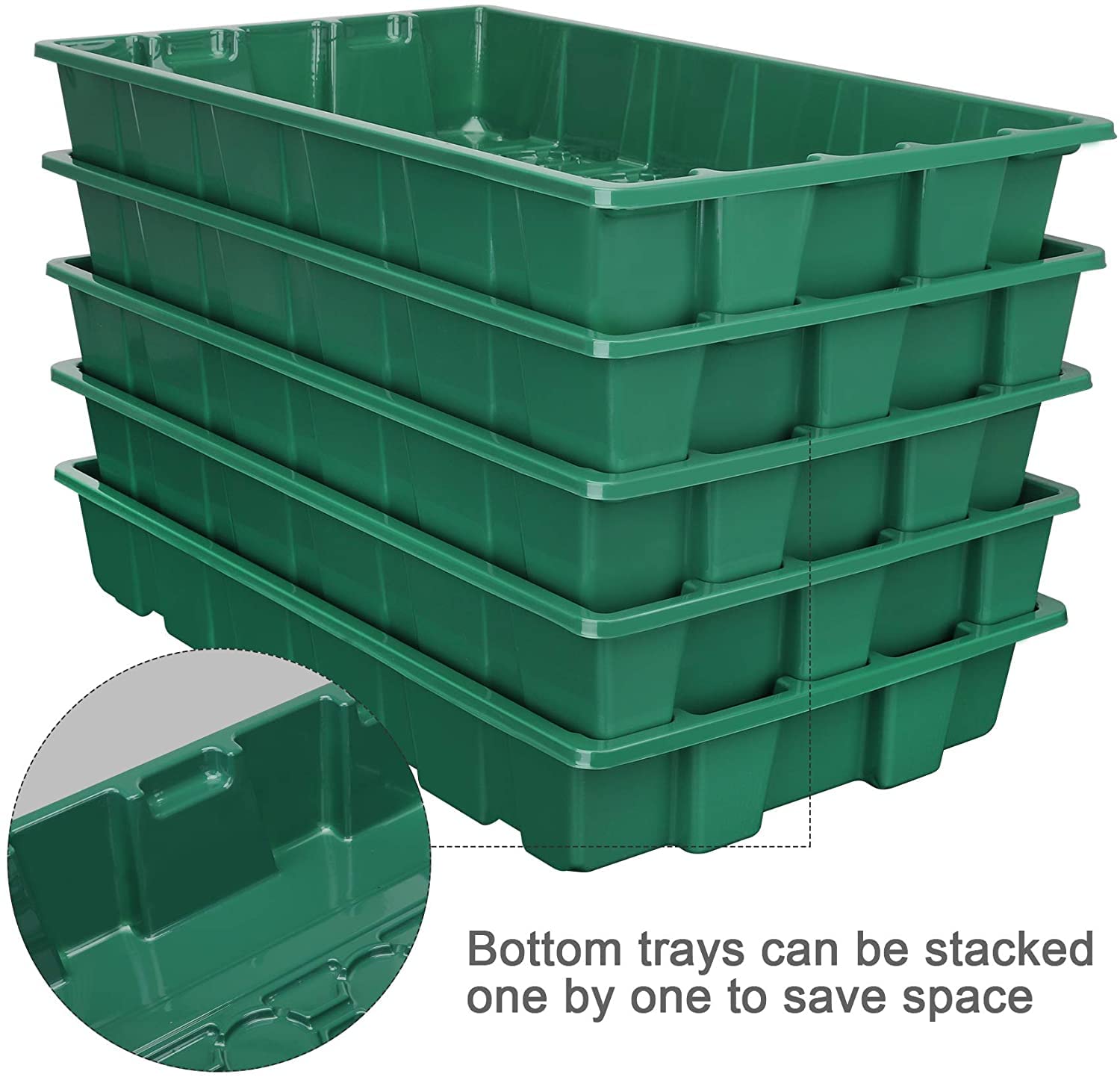 Humidity dome for regulating temperature on seed tray