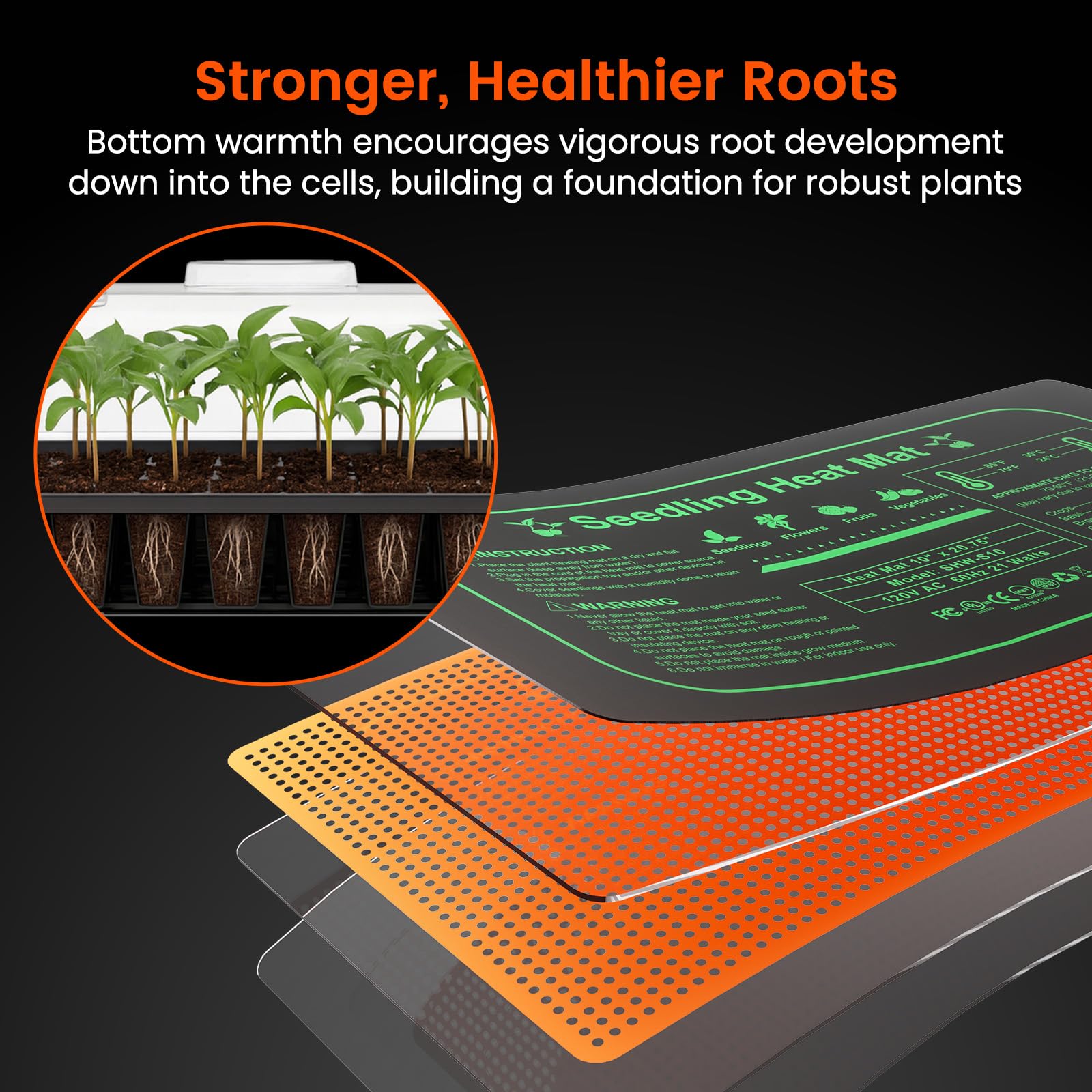 Humidity dome from SOLIGT seed starter kit