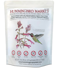 Hummingbird Market Hummingbird Nectar Powder 5 lbs package front view