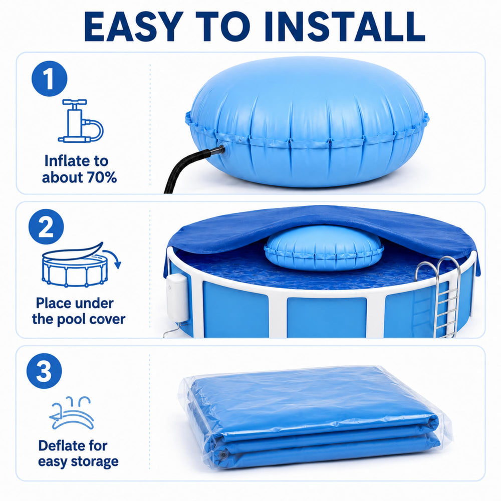 Hungdao Pool Air Pillows protecting outdoor furniture
